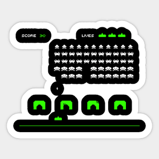 SPACE INVADERS Sticker